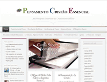 Tablet Screenshot of doutrinasessenciais.com